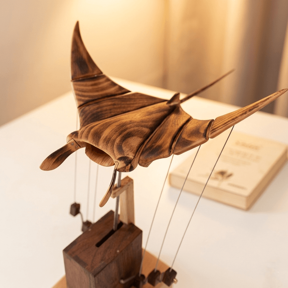Everwoods™ Wooden Manta Ray DIY Kit — The Gift Dad Won’t Forget 🐦‍⬛