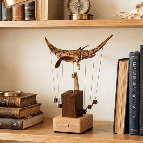 Everwoods™ Wooden Manta Ray DIY Kit — The Gift Dad Won’t Forget 🐦‍⬛