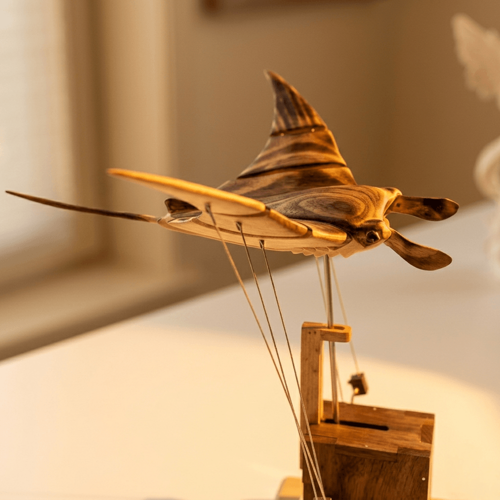 Everwoods™ Wooden Manta Ray DIY Kit — The Gift Dad Won’t Forget 🐦‍⬛